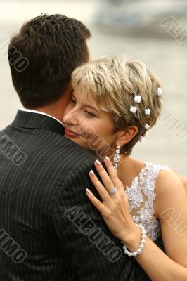 Newly-married couple