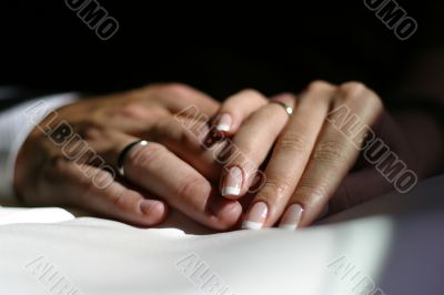 Newly-married couple