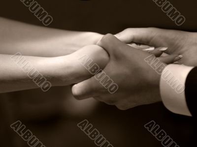 Newly-married couple