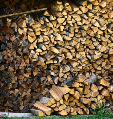 Rich of firewood