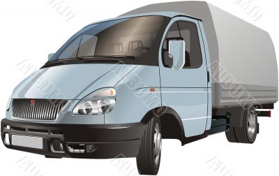 Vector delivery/cargo truck