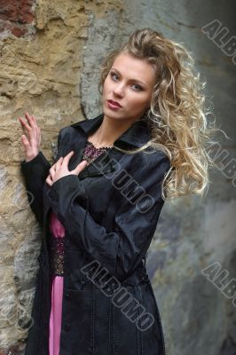 Portrait of the young blonde