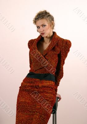 Portrait of the young blonde