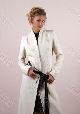 Portrait of the young blonde