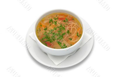 zeama, romanian and moldavian chicken soup
