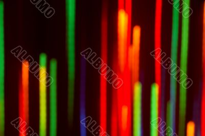 colored light motion blurs