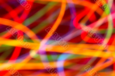 colored light motion blurs