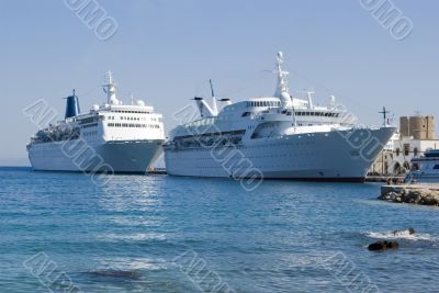 Two Cruise Ships