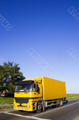 Yellow truck