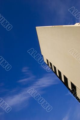 Wall of modern house