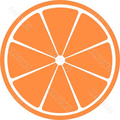 Slice of citrus fruit