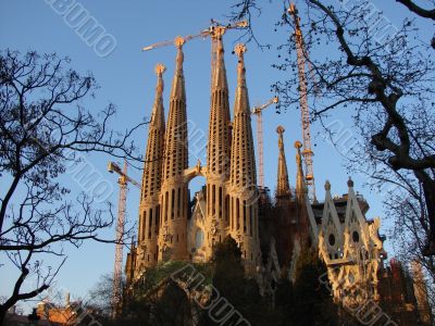 Barcelona. Cathedral Sagrada Familia