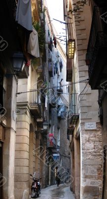 Old quarter of Barcelona