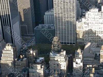 View from Empire State building on Manhattan