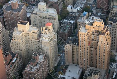 View from Empire State building on Manhattan