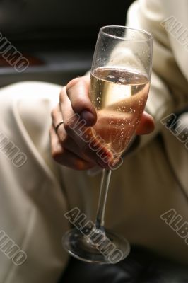 Glass of champagne