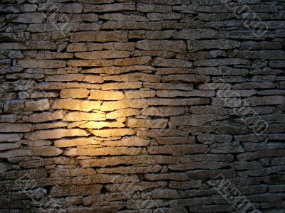 Wall with illumination