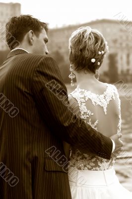 Newly-married couple