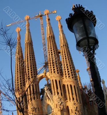 Barcelona. Cathedral sagrada Familia