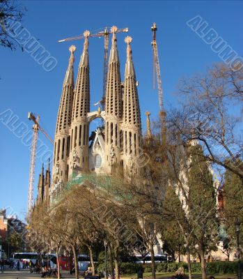 Barcelona. Cathedral Sagrada Familia