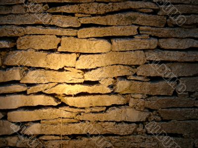 Wall with illumination