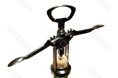 Black corkscrew