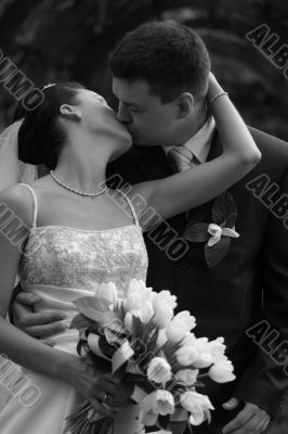 Newly-married couple