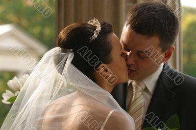 Newly-married couple