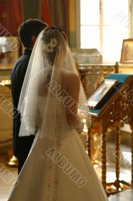 Newly-married couple