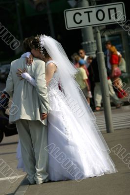 Newly-married couple