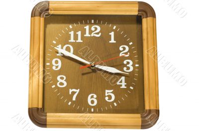 Wood clock