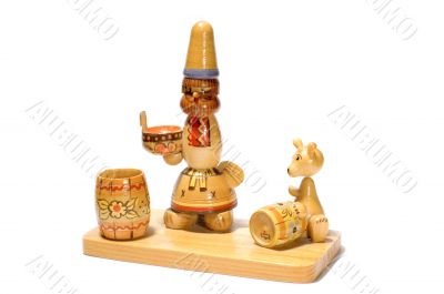Wood old souvenir