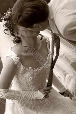 Newly-married couple