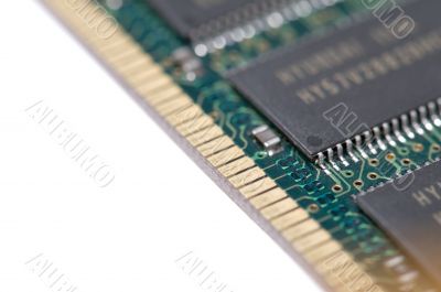 Close up Ram memory