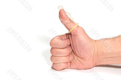 contraceptive device with hand