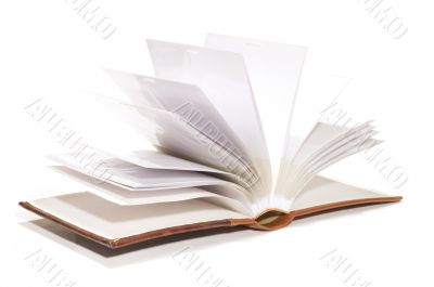 Empty photograph album
