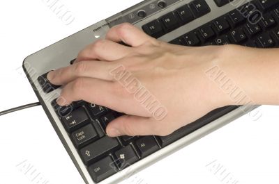 body part with keyboard