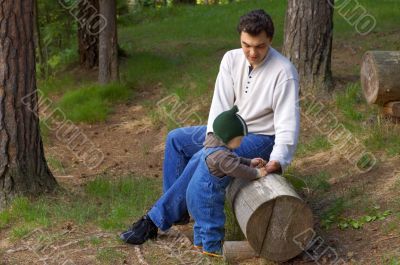 Father and child