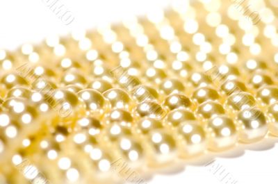 pearls beads macro