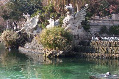 Barcelona. Park `De la Ciutadella`