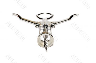 Silver corkscrew