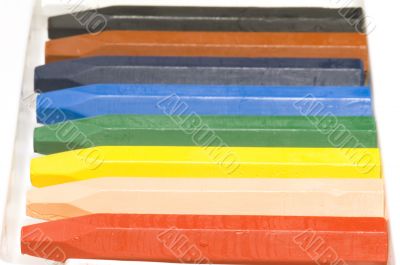 Wax crayons