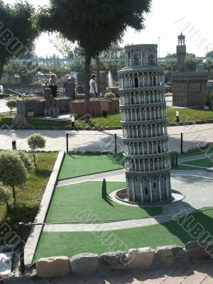 Tower in miniature