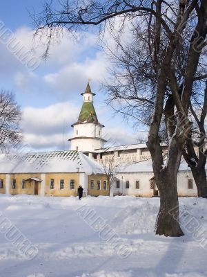 Winter. Moscow region Monastery
