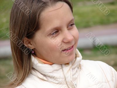 Portrait of the girl in a jacket