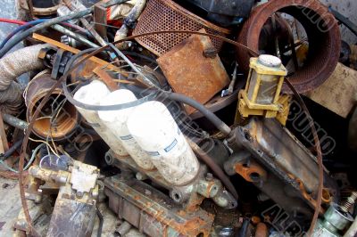 Dump of scrap metal