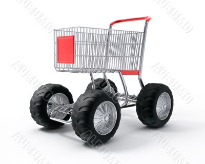 Turbo speed shopping cart