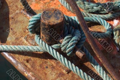 The old ship. A detail.