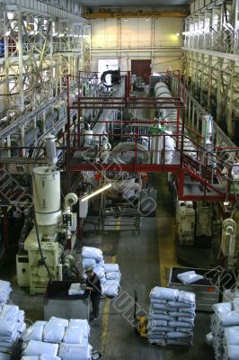 Factory on manufacture of pipes