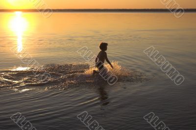 summer sunsen on the sea summer sunsen on the sea